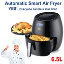 6.5L Air Fryer Healthy Frying Cooker Low Fat Oil Free Kitchen Oven Timer 1800W #