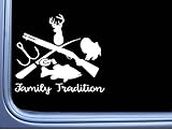 EZ-STIK Family Tradition Sticker M312 6 inch turkey bass deer hunting fishing decal