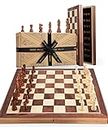 Jaques of London Large Chess Sets | 15" Chess Board | Premium Chess Set For Adults Luxury | Chess Set For Adults with Staunton Chess Pieces | Since 1795…