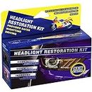 Plextone Headlights Restoration Kit Restore Dull Faded and Discoloured Headlights (estores Oxidation, Hazy, Yellow, Scratch) Car Headlight Cleaner with Exclusive UV Protection Clear Coat