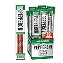 Mild Pepperoni Sticks Box 18 x 22g Caddy by Great Canadian Meat, Meat Snacks, Meat Sticks For Carnivores. Perfect For Snacking, Gluten Free, High In Protein