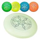 Indy - Dirty Disc (175 g) Frisbee, Disco da Competizione Professionale per Adulti, Bambini, Sport, Giochi e Divertimento all'Aria Aperta (Glow)
