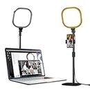 LitONES Desktop Video Conference Light for Zoom Meeting, Desk Light with Stand and Phone Holder, Desk Lamp Laptop Light for Working from Home, Video light For Filming/Webcam Lighting/Video Calls
