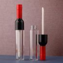 Venta al por mayor contenedores vacíos rellenables botellas creativas de vino tubos de brillo labial