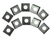 RIKON Power Tools 25-499C Carbide 2-Edge Inserts for 25-130H Planer, 10-Pack