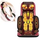 ACMUST Shiatsu Full Body Massage Machine - Portable Cushion with Heat, Chair Pad for Neck, Back, Kneading and Compression Relief, Ideal for Home and Office Seat