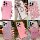 Glitter Diamond Bling Case Cute Phone Cover for iPhone 15 Pro Max 14 13 12 11