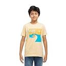 Get Stocked Road Trip Print Boys Cotton T-Shirt (Light Orange) (Orange, 2-3 Years)…