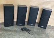 Bose Jewel Cube Direct Reflecting Series II Speakers Lot Of 4 Bundle - Tested