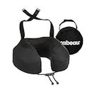 Cabeau Evolution S3 Travel Pillow - Straps to Airplane Seat - Ensures Your Head Won't Fall Forward - Relax with Plush Memory Foam - Quick-Dry Fabric Keeps You Cool and Dry Jet Black