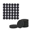 VABNEER 108pcs Felt Pads, 15mm Black Self-adhesive Furniture Pads for Hardwood Floors, Premium Furniture Felt Pads 5mm thick, Felt Glides for Furniture Feet (Round, 15mm)