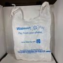Walmart Pay - weiß & blau Kunststoffträger Einkaufstasche Requisite USA (2015/2016)