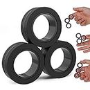 BunMo Fidget Toys - Magnetic Fidget Rings Fidget Toy. The Fidget Ring Spins, Connects, and Separates, Making Ideal Stress Toys.