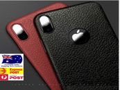 Real Slim Leather Case Slim Back Cover For Apple iPhone X XS Max XR 8 6 7 11 PRO