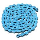 Hitommy 1/2 x 1/8inch 96 Links Single Speed Colorful Chain Fixed Gear MTB BMX Bicycle Bike Sport Road - Sky Blue
