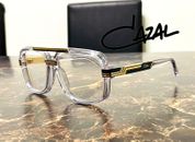 CAZAL Eyeglasses Double Gold Bridge Crystal Gold Frame Unisex Clear Lens