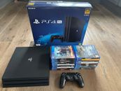 Sony PlayStation 4 Pro PS4 Pro 1TB Console - Controller Bundle - 18 games