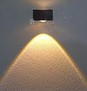 Mufasa 3 Watts LED Down Light Indoor Outdoor Waterproof Wall Lamp Modern Home Lighting Best for Entrance, Gate, Path, Pillar, Boundary 8cm Aluminum Body (Warm White)