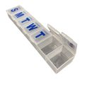Pill Box 7 Day Medicine Organiser Travel Case Dispenser Storage Extra Large