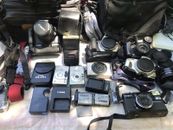 Lot of Cameras Digital & Film, Lenses & Accessories