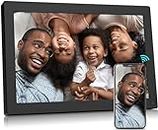 BSIMB 32GB 10.1 Inch WiFi Digital Photo Frame, Smart Digital Picture Frame 1280x800 IPS Touch Screen Auto Rotate Motion Sensor Upload Photos/Videos via App/Email, Digital Frame for Gift