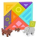KaeKid Magnetic Tiles, Magnetic Blocks for Kids, Toy Stacking for Boys and Girls, Sensory Montessori Toys for Children Ages 2 Years +, Building Set Preschool Toys
