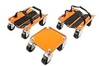 PEAKTOW PTT0102 Heavy Duty 1500Lbs V-Slide Snowmobile Dolly Set with Rubber Pad