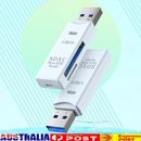 2 in 1 USB 3.0 Card Reader USB to SD TF Memory Card Reader for PC Laptop(White) 