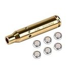 MidTen Bore Sight Cal Red Dot Boresighter for 223 5.56mm Rem Gauge with Two Sets of Batteries