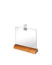 Alessi l'Essenza dei Ricordi KP01 - Design Photo Frame in Glass and Birch Wood with Clothespin