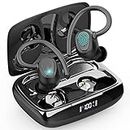 Wireless Earbuds, Wireless Headphones Running Bluetooth 5.3 Headphones with Mic, Wireless Earphones IP7 Waterproof Ear Hooks, Noise Cancelling Earbuds Stereo Sound, 48H, USB-C, Headsets for Sport