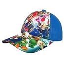 Bonamana Mario Printing Baseball Cap for Boys Girls Adjustable Kid Hat Flat Brim Hat Children Sun Hat Visor Cap (Mario Kart-Red)