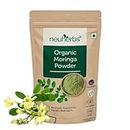 Neuherbs Organic Moringa Powder | Ayurvedic Support For Holistic Wellness | Herbal Supplement | Rich In Antioxidants | Good For Digestion, Energy, Immunity, Weight Loss | Certified Organic - 100g