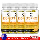 Vitamin K2 (MK7) with D3 Capsules, with 5000 IU Supplement, For Immune Health