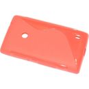 Ssyl Custodia In Silicone S-line Cover Tpu Case Per Nokia Lumia 520 525 Rosso