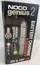 NOCO GENIUS2, 2A Smart Car Battery Charger, 6V and 12V Automotive W/ Clamps