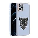 A.S. PLATINUM iPhone 12 Pro Max 6.7 inch Back Cover Case|Electroplated Crome Embroidery Leather Case| Full Camera Protection | Raised Edges | Super Soft Side TPU | - (Multicolor, Pattern 6)