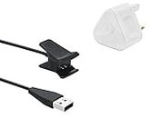 AAA Products Mains Charger for Fitbit Alta Activity Wristband - Replacement Charging Lead PLUS USB Plug - NO PC REQUIRED - Length: 3.3ft / 1M