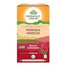 ORGANIC INDIA Moringa Hibiscus 25 Tea bags (Pack of 1)