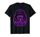 Cool Aesthetic Monkey Head Gas Mask Comic Design T-Shirt