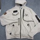 Triple F.A.T. Goose Jacket Mens XXL Beige Full Zip Hood
