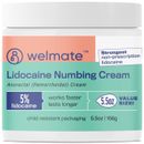 WELMATE | 5% Lidocaine | Numbing Cream Maximum Strength | Topical Anesthetic |