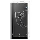 Synvy Privacy Screen Protector Film, compatible with Sony Xperia XA1 Plus Anti Spy Guard Sticker [ Not Tempered Glass Protectors ]