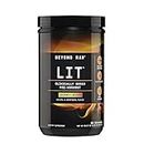 BEYOND RAW LIT | Clinically Dosed Pre-Workout Powder | Contains Caffeine, L-Citrulline, Beta-Alanine, and Nitric Oxide | Gummy Worm | 60 Servings