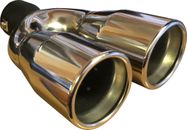 9.5" Universal Stainless Steel Exhaust Twin Tip Chevrolet Suburban 1500 94-09