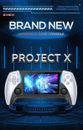 Reproductor de videojuegos portátil PROJECT-X de mano con pantalla IPS HD de 4,3 pulgadas admite 2