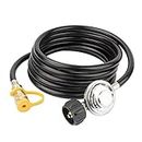 PalpitateC 12ft F271803 Propane Hose with Regulator Propane Tank Adapter Hose Compatible with Mr. Heater Big Buddy Indoor Outdoor Heater