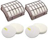 2 Pack HEPA & Foam & Felt Filters for Shark Rotator Pro Lift-Away Vacuum Filters Replacement Compatible Navigator filters Professional Parts NV60,NV70,NV80,NV90,NV95,UV420 Compare to # XFF80(CL NV80)