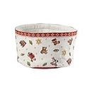 Villeroy & Boch Toy’s Delight Gobelin Basket, Bread Bag Maoffrom Cotton and Polyester, Machine Washable up to 40 Degree Celsius, Red/Multi, 15 x 23 cm, White/Coloured, One Size