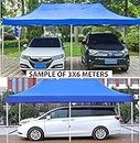 20x10 ft. Multipurpose Outdoor Portable Mobile Easy Foldable Car Parking Garage Carport Shelter Tent for Cars (Large,3X6 Meter)
